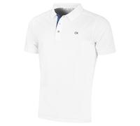 (XXXL, White/Navy Camo) Calvin Klein Mens Campus Camo Soft Feel Golf Polo Shirt