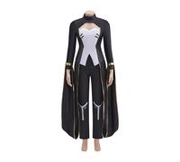 (XXXL) Women Storm Character Costume Battle Style Bodysuit Cape Outfit Heroic Role Dressing Set
