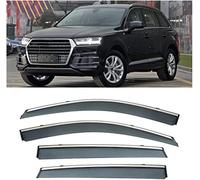XXXLION 4 pcs Car Wind Deflectors For Audi Q7 2016-2021 Window Door Weather Wind Deflector,Rain Deflector Stick-On Deflectors