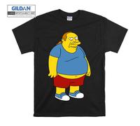 (XXXX-Large, Black) Comic Book Guy The Simpsons Men Women Unisex Top T Shirt T-Shirt Tshirt
