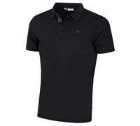 (XXXXL, Black Camo) Calvin Klein Mens 2026 Campus 3 Button Ribbed Collar Golf Polo Shirt