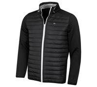 (XXXXL, Black/Silver) Calvin Klein Mens 2026 CK Hybrid Insulate Lightweight Golf Jacket