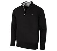 (XXXXL, Black Sport) Calvin Klein Mens 2026 Campus 1/2 Zip All Season Easy Care Sweater
