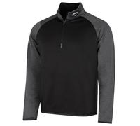 (XXXXL, Caviar) Callaway Golf Mens 2026 1/4 Zip Waffle Two-Tone Sport Midlayer Sweater