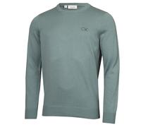 (XXXXL, Sage) Calvin Klein Mens Round Neck Tour Durable Soft Golf Sweater