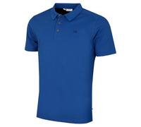 (XXXXXL, Dresden Blue Camo) Calvin Klein Mens 2026 Campus 3 Button Ribbed Collar Golf Polo Shirt