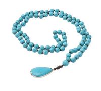 XXYAOCHEN Statement Necklace Creative Bohemian Vintage Style Sweater Chain Long Necklace-Blue-A
