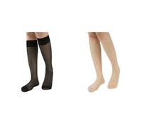 XXYAOCHEN Thigh High Stockings 8-Pair Women'S Transparent Elastic Fashion Over-The-Knee Socks-mix2-One Size