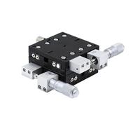 XY axis 40 * 40 manual displacement platform linear cross rail micrometer sliding stage(LY40-L)