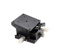 XY Axis Angle Tilt Platform GFG25/40/60/80 Manual Arc Fine Adjustment Work Slide Table 1Pcs(GFG40 60 ruler on the left)