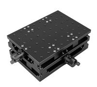 Xy Axis Linear Stage, Micrometer Manual Slide Table Trimming Roller Stages, 50 * 80mm / 150 * 90mm Travel, Rotation Positioning Stage For Optical Lab Precision Measurement 300 X 220 Mm