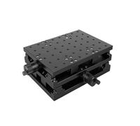 XY-axis long-travel displacement platform Two-dimensional worktable slide(HTXY210 50mm*80mm)