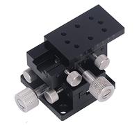 XY Linear Stage, manual precise sliding table with scale for optical instrument and semiconductor equipment positioning (50X30mm)