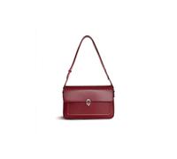 Xy London 'adele' Shoulder Handbag With Clasp And Adjustable Strap In Red Red One Size