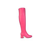 Xy London 'emmett' Over The Knee High Boots In Fuchsia Fuchsia