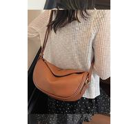 Xy London 'helen' Shoulder Bag With Magnetic Snap And Zip Closure In Tan Tan One Size