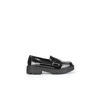 Xy London 'kourtney' Chunky Sole Slip On Flat Loafers In True Black True Black