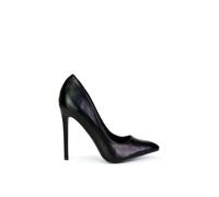 Xy London 'lu Lu' Pointed Toe Statement Stiletto High Heel Court Shoes In Black Black 6