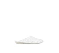 Xy London 'opera' Slip On Cage Jelly Mule Flat Summer Sandals In Clear Clear