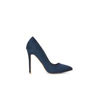 XY London Women's 'Lu Lu' Pointed Toe Statement Stiletto High Heel Court Shoes in Navy | Size: 5 XY London Navy 5