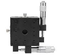 XY Manual Linear Stage 80x80x40mm,SEMY80-AS Trimming Bearing Tuning Platform Sliding Table,Fine-tuning Micrometer Trimming Platform,for Precision Inspection, Equipment Positioning etc