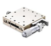 XY Manual Linear Stage, XY Linear Stage, Micrometer Manual Precision Linear Translation Stage Displacement Trimming Bearing Sliding Table, for Precision Inspection, Equipment Positi(100mm)
