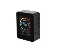 XY-T01 Temperature Humidity Display CO2 Meter Carbon Dioxide Air Quality Detector(Semiconductor Black)