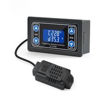 XY-WTH1 Digital Temperature Humidity Controller with SHT20 Sensor, Dual Output Relay Heating Cooling Humidifying Dehumidifying, -20°C to 60°C, 0-100% RH, Industrial Accuracy Meter
