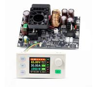 XY6530S DC Power Supply 30A 2000W High Voltage Regulator with Dual Smart Fans LCD Display for Battery Charging Electronics Testing 0-65V Output(B)