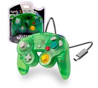 XYAB Ultimate NGC Joystick Controller for use with GameCube and Wii- Jungle Green Transparent