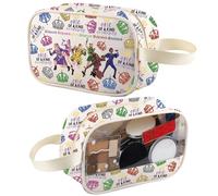 XYANFA 6 Queens Clear Makeup Bag Musical Fan Gift Theater Travel Toiletry Bag Cosmetic Bag Divorced Beheaded Survived Died (Survived TM)
