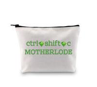 XYANFA Ctrl Shift C Motherload game Sticker Makeup Bag Sims Gamer Cosmetic bag Sims Gamer Fans Gifts Zipper Pouch Bag, MOTHERLODE, Fashion
