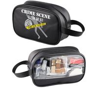 XYANFA Forensics Cosmetic Bag Crime Scene Gift CSI Gift Forensic Science Last Responder Crime Scene Investigation Kitss, CRIME SCENE t-m, Fashion