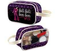XYANFA Singer Selen Makeup Bag Bidi Bidi Bom Bom Selen Latin Dance Lyric Gift Singer Fans Zipper Pouch, Bidi t-m, Fashion