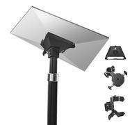 Xyarna 10FT Telescopic Starlink Moulnting Pole Complete Kit with Starlink Gen 3 / V3, RV Ladder Bracket .fits 1.0" Inch Ladder Rails for Reliable On-the-Go Internet