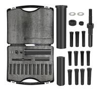 Xyarna 95400 Inline Dowel Pin Puller Master Set Includes 18-Piece SAE and Metric Collet,No Slide Hammer Required Compatible with Air Ratchets - Ideal for Engine Blocks ＆ Hydraulic Cylinders