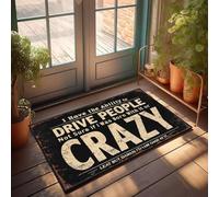 XYBH Backyard Bar Decor I Have The Ability To Drive People Crazy. Doormat Kitchen Stuff Patio Bar Accessories(65X90CM)