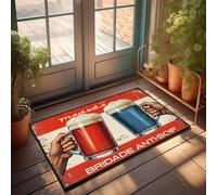 XYBH Backyard Bar Decor Measle Brigade Anti-Thirst Doormat Kitchen Stuff Patio Bar Accessories(65X90CM)