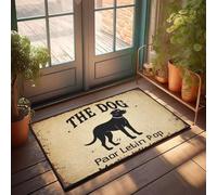 XYBH Backyard Bar Decor The Dog Paor Letin Pop Doormat Kitchen Stuff Patio Bar Accessories(50X80CM)