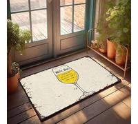 XYBH Backyard Bar Decor White Wine: I Wanted Red, But Everyone Else My White And I Didn'T Fit In. Doormat Kitchen Stuff Patio Bar Accessories(50X80CM)