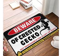 XYBH Door Decorations For Bedroom Beware Of Crested Gecko Rug Outdoor Spring Rug Camping Mat Outdoor(40X60CM)