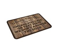 XYBH Doors For House Friendly Reminder Unless You Call Or Text First We Don'T Answer The Mat Outdoor Front Door Rug Mat Shoes(65X90CM)