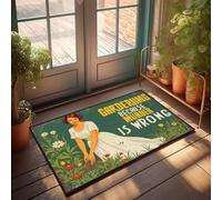 XYBH Fall Door Mats For Outside Entry Gardening Because Murder Is Wrong. Doormat Outdoor Rug For Front Door Home Alone Door Mat(50X80CM)