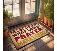XYBH Fall Door Mats For Outside Entry The Lord'S Prayer What Lows Prayer Make 'Lchoo: Doormat Outdoor Floor Mat Cool Stuff For Boys(50X80CM)
