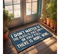 XYBH Fall Door Mats For Outside Entry There Is More Wine. Doormat Outdoor Floor Mat Cool Stuff For Boys(50X80CM)