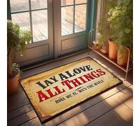 XYBH Fall Front Door Mats Outdoor I Ay A Love All Things Doormat Funny Home Decor Playroom Decor(65X90CM)