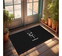 XYBH Fall Mats For Front Door Eid Mubarak Wishes Shine Bright. Doormat Entry Floor Mats Weather Mats For House(65X90CM)