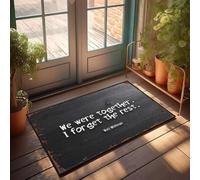 XYBH Fall Mats For Front Door We Were Together. I Forget The Rest. Doormat Entry Floor Mats Weather Mats For House(65X90CM)