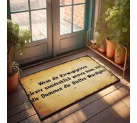 XYBH Fall Outdoor Doormat When The Wise Become Foolish, The Fools Become Wise Doormat Kitchen Farmhouse Rug Boys Bedroom Decorations(65X90CM)