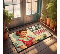 XYBH Fall Outdoor Rug For Front Door Don'T Make Me Poison Food! Doormat Funny Stuff Fall Outside Door Mats(50X80CM)